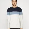 Pier One Sweatshirt - Blue/Off-White/Grey