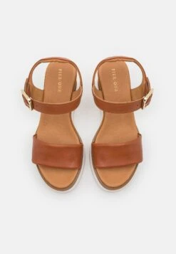 Pier One Leather - Platform Sandals - Cognac -Pier One Vogue b80818678d9d4ac69f01612170fec8f3