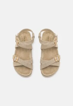 Pier One Leather- Sandals - Beige -Pier One Vogue bc95f8e15c8d40db9168225cb2c8eb47
