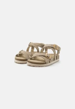Pier One Leather- Sandals - Beige -Pier One Vogue bdfe55a03adc49b0b0300787de707406
