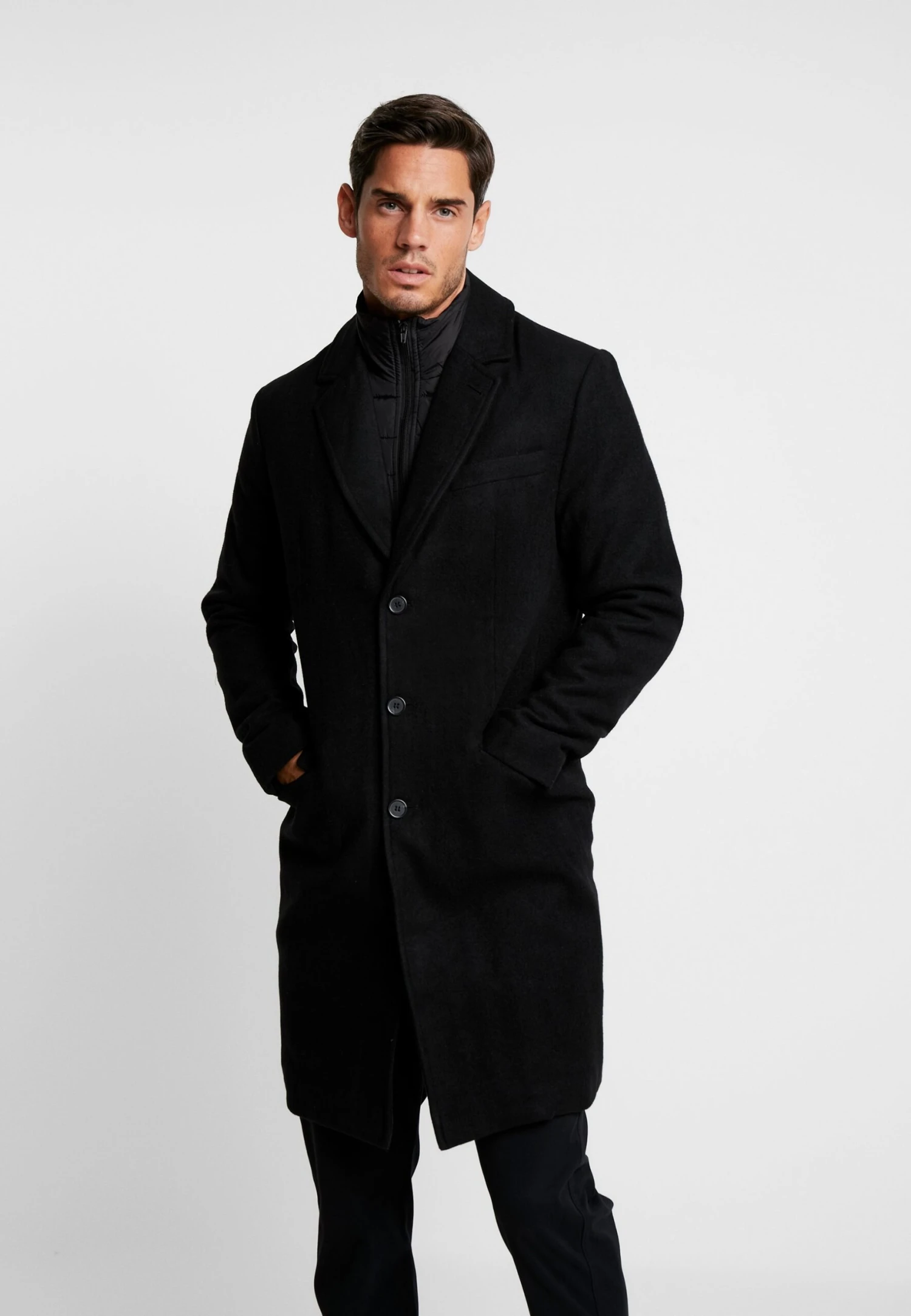 Pier One Classic Coat - Black 3 Pier One Classic Coat - Black