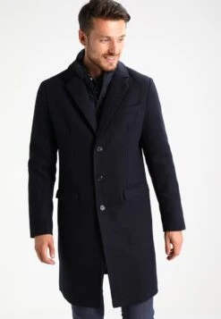Pier One Classic Coat - Navy