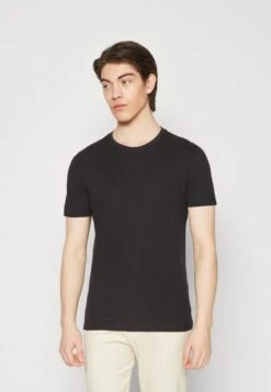 Pier One 5 Pack - Basic T-Shirt - Black/Light Blue/Khaki/Mint/Beige -Pier One Vogue c2b971c360f74878b73ca0fe7a2d2f6a