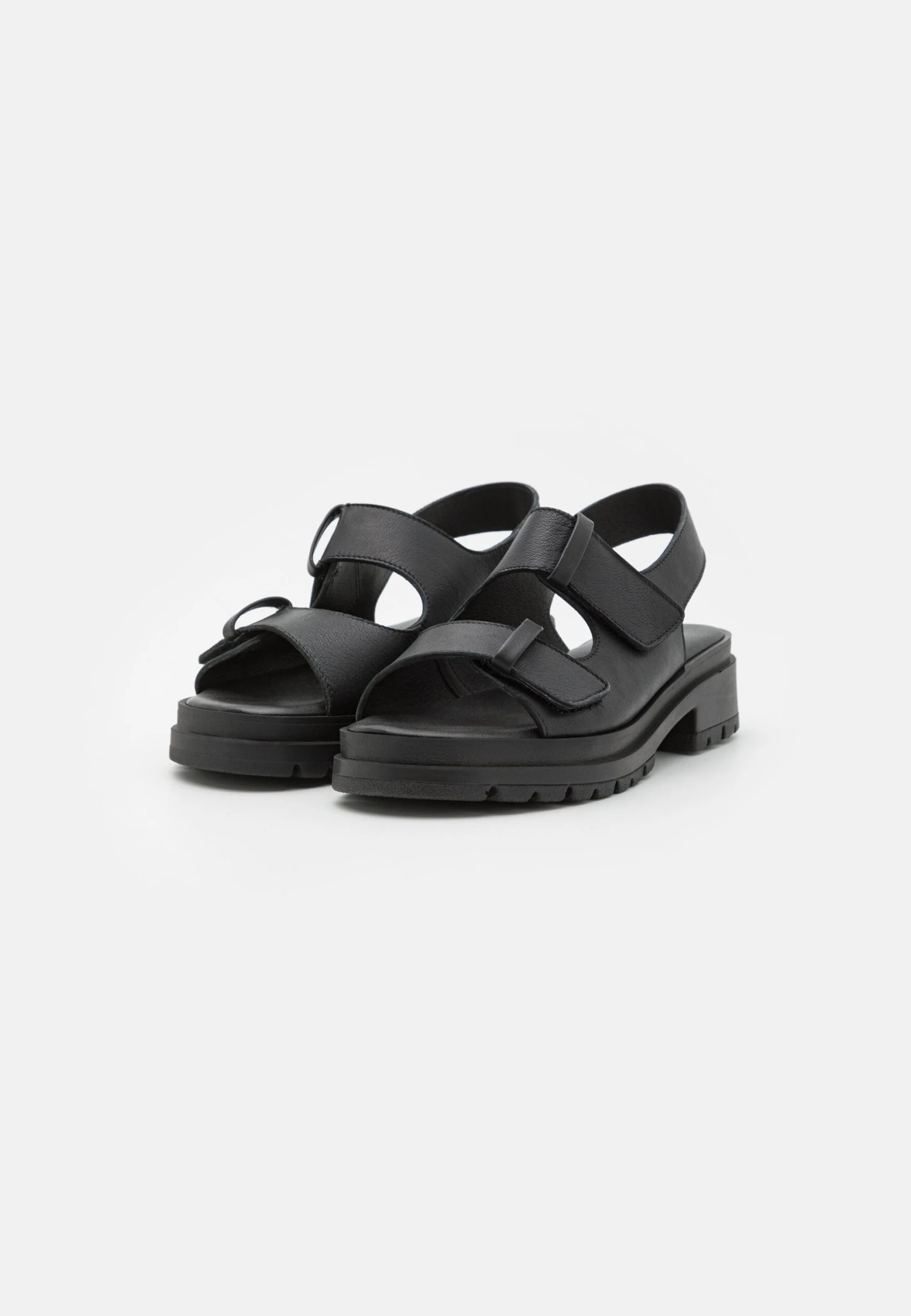 Pier One Leather- Sandals - Black 5 Pier One Leather- Sandals - Black - Image 3