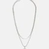 Pier One 2 Pack - Necklace - Silver-Coloured 2 Pier One 2 Pack - Necklace - Silver-Coloured -Pier One Vogue c5ae0146797b4ccdac45d5202f9341be