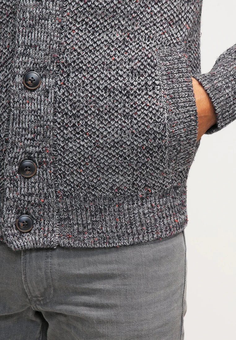 Pier One Cardigan - Dark Grey Melange 9 Pier One Cardigan - Dark Grey Melange - Image 7