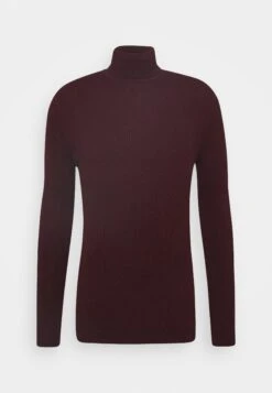 Pier One Muscle Fit Turtle - Jumper - Mottled Bordeaux -Pier One Vogue d6bb26cd2a7941d69a2388e64193126d