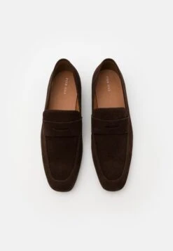 Pier One Smart Slip-Ons - Dark Brown -Pier One Vogue dabc48d8fca3488f88fd0b32e87a70fc