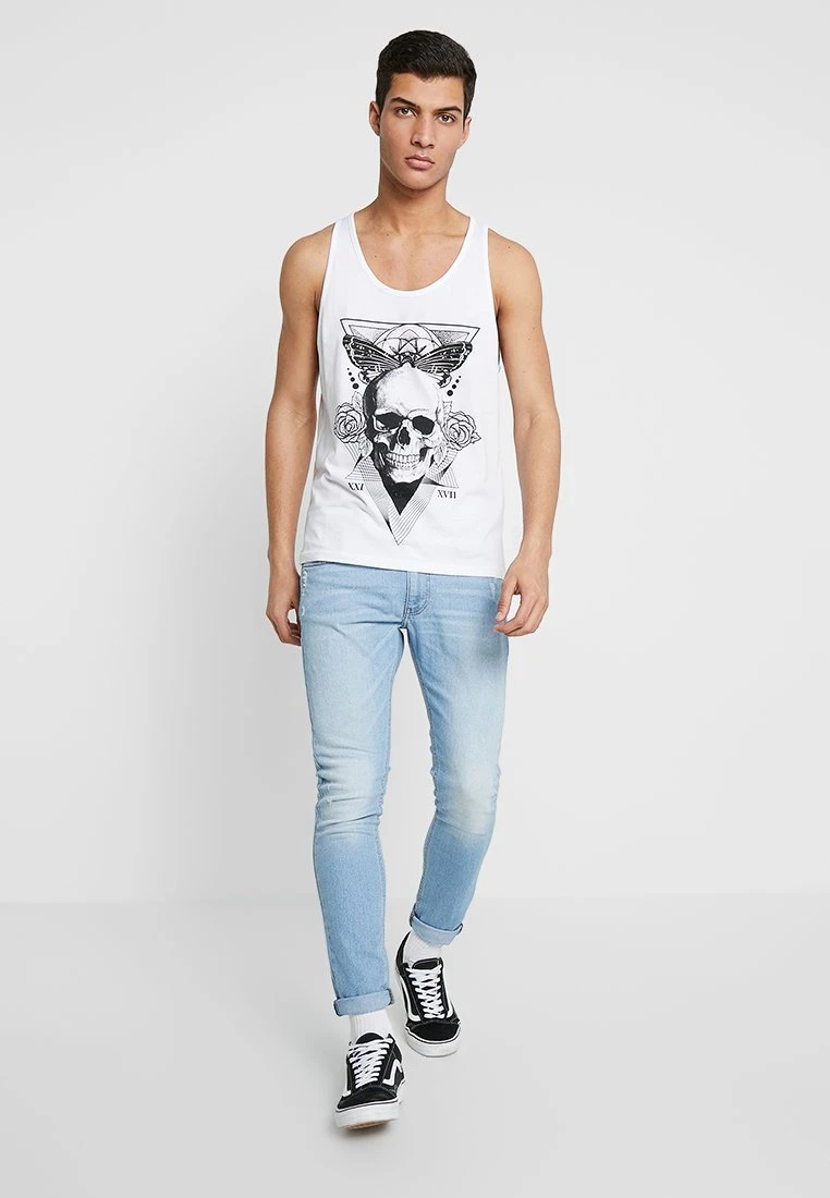 Pier One Skinny Fit - Jeans Skinny Fit - Bleached Denim 4 Pier One Skinny Fit - Jeans Skinny Fit - Bleached Denim - Image 2