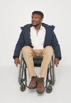 Pier One Winter Jacket - Dark Blue -Pier One Vogue dd278216f0224bbd841f4c2358b053bd