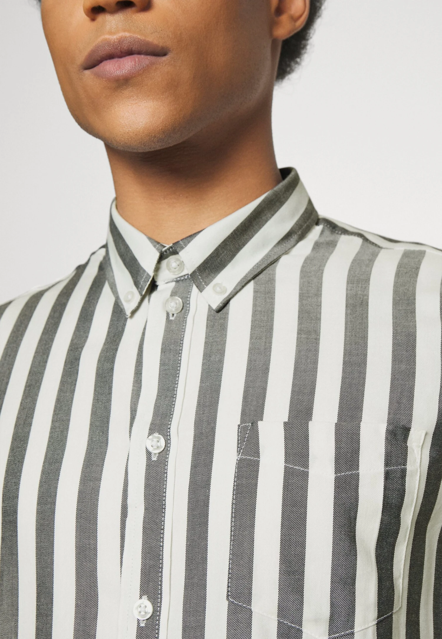 Pier One Shirt - Dark Blue/White 6 Pier One Shirt - Dark Blue/White - Image 4