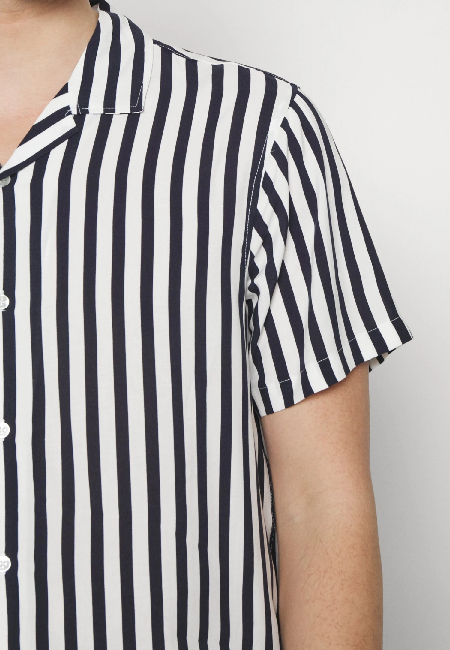 Pier One Shirt - Dark Blue/White 7 Pier One Shirt - Dark Blue/White - Image 5