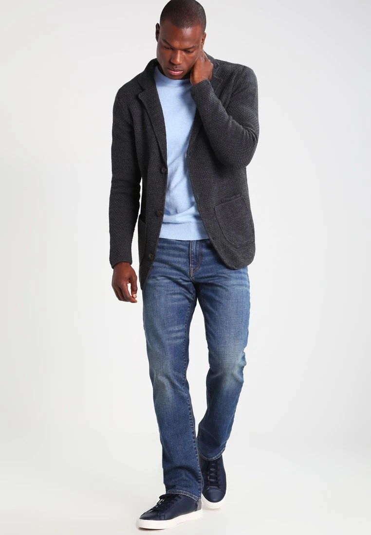 Pier One Cardigan - Mottled Dark Grey 4 Pier One Cardigan - Mottled Dark Grey - Image 2