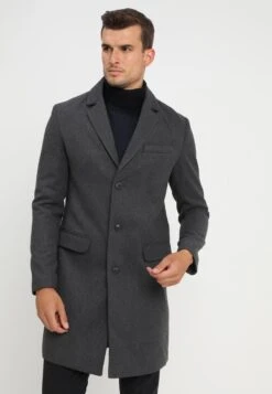 Pier One Classic Coat - Mottled Grey